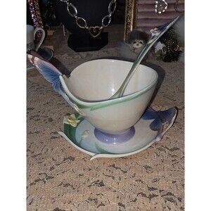 Franz Vintage Butterfly tea cup set *callout